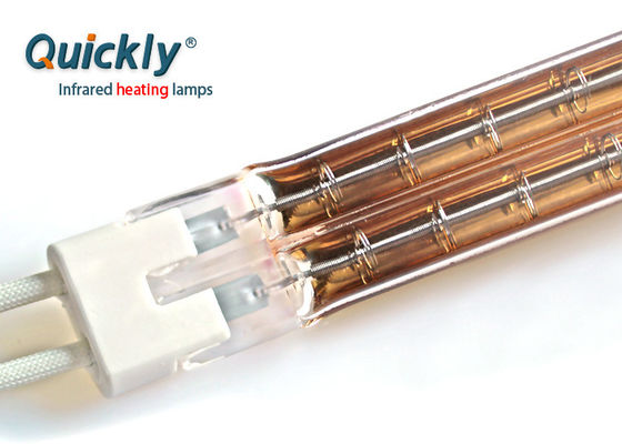 Gold Coating 4860W Quartz Halogen Infrared Heaters For Automation Glue Activation